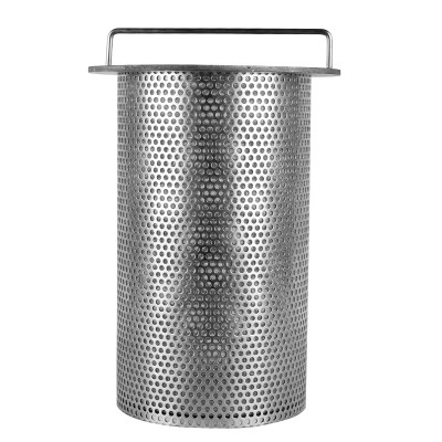 Basket type 304 stainless steel perforated filter