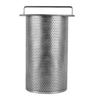 Basket type 304 stainless steel perforated filter