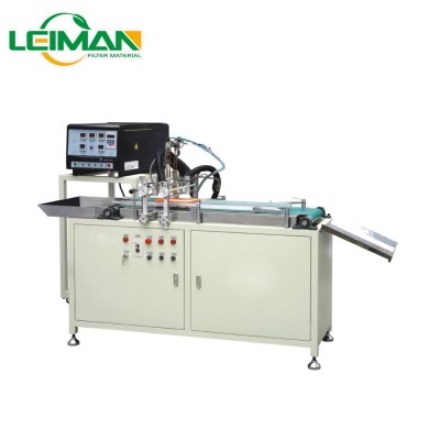 Good quality best price panel air filter gluing machine for air filter